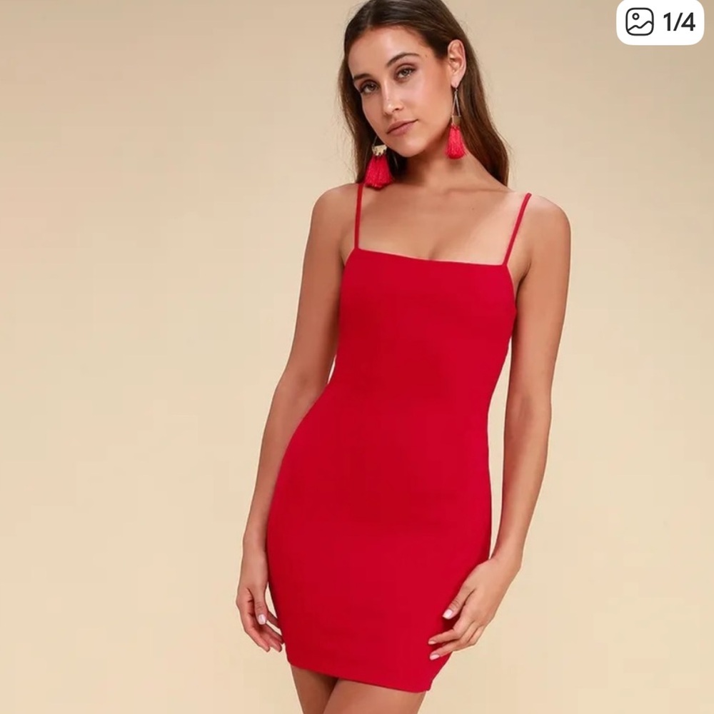 Lulu's Scarlet Mini Dress